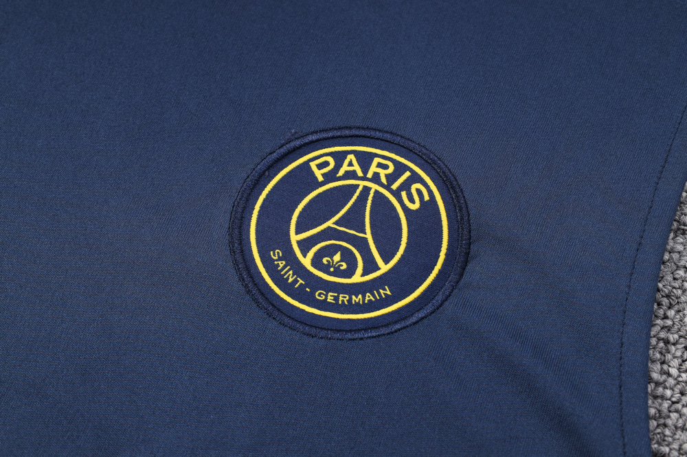 23-24 season psg blue training vest suit