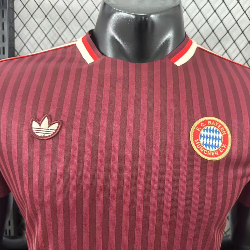 Player 2025-26 Bayern Munchen Retro Football jersey
