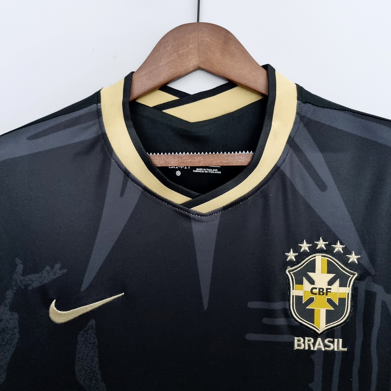 2022 Brazil Black Football jersey