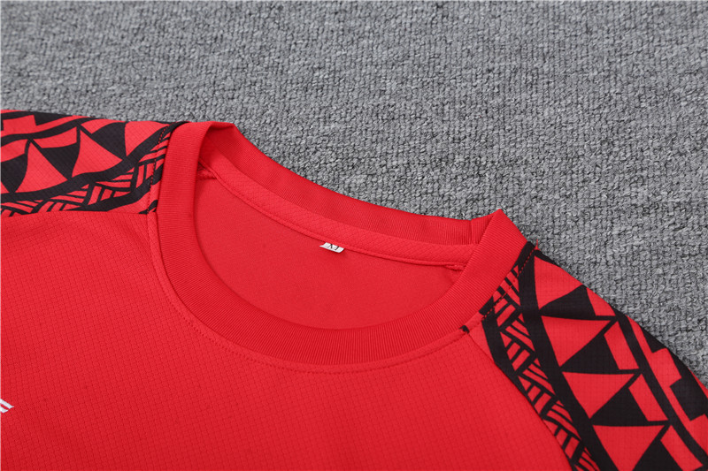 23-24-Short Sleeve Training Jersey Naples Red