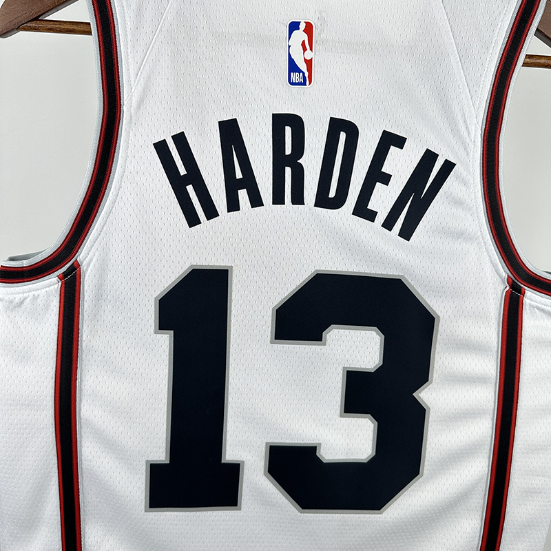 2025 NBA Houston Rockets 13 HARDEN Basketball Jersey