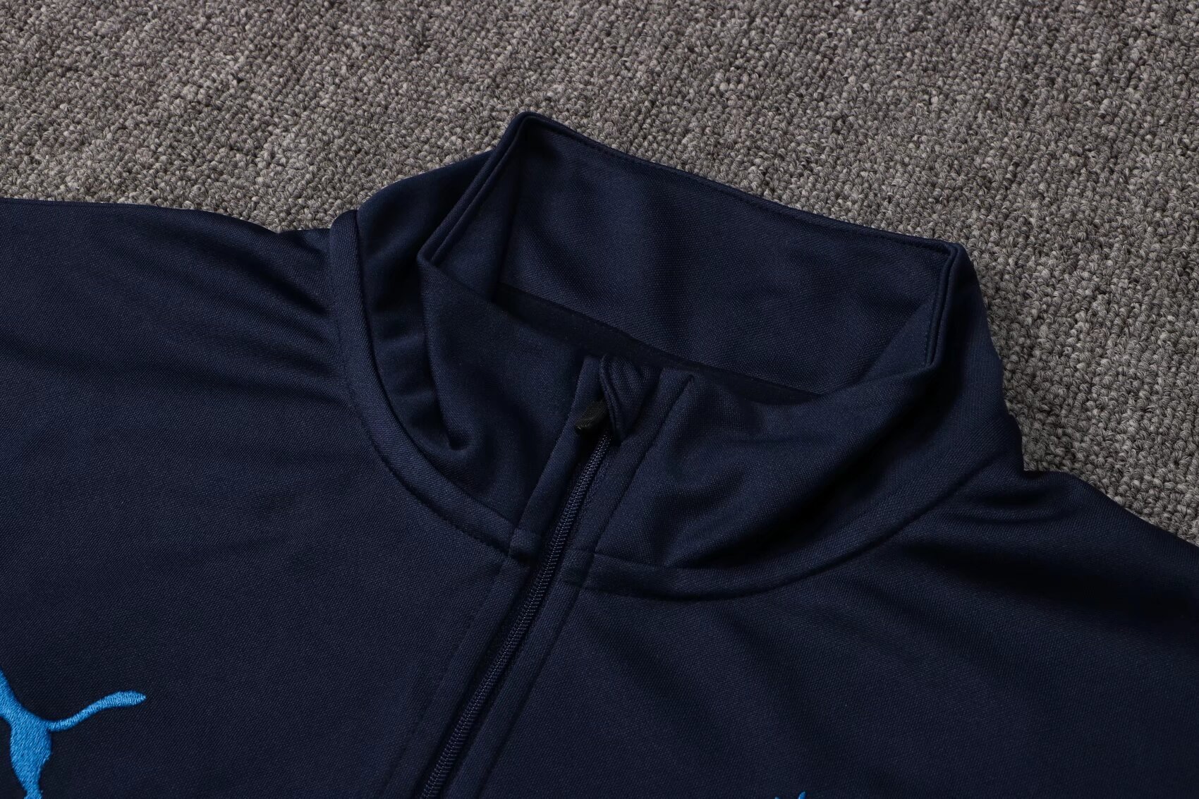 2021-2022 Italian half-pull training uniform blue suit