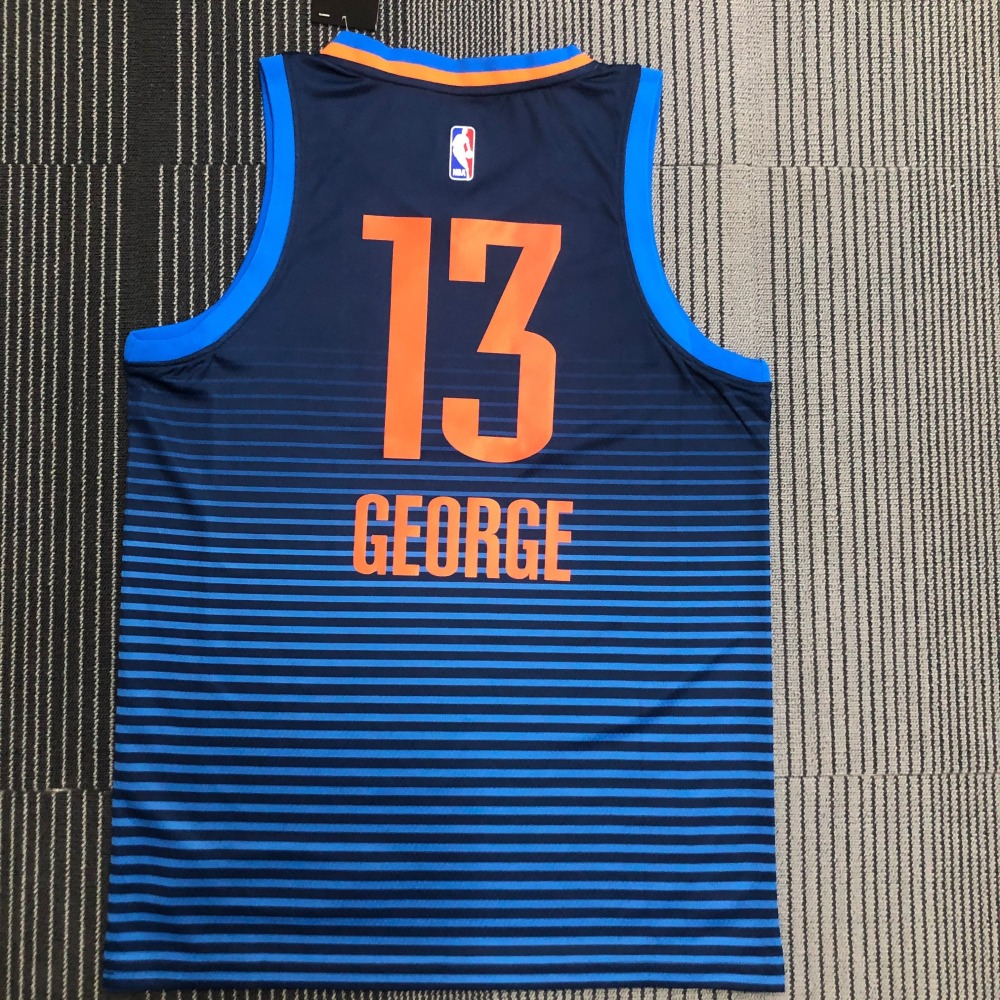 Oklahoma City Thunder Blue Stripe 13 George