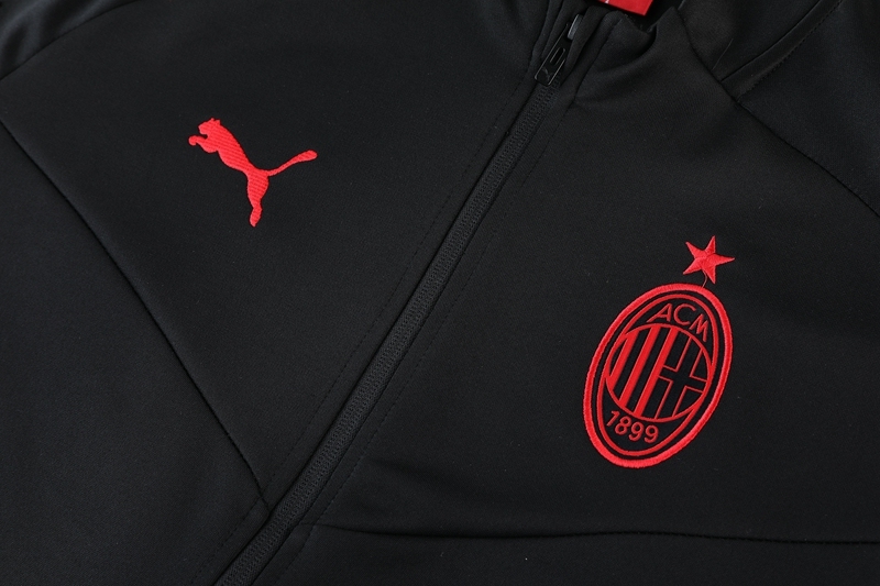 22-23 AC Milan black jacket suit