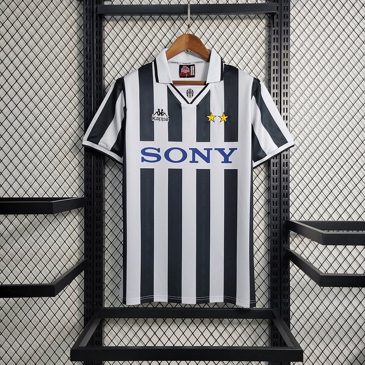 Retro 1995-97 Juventus Home Del Piero Lombardo Vialli Conte Di Livio ZIDANE Football jersey retro