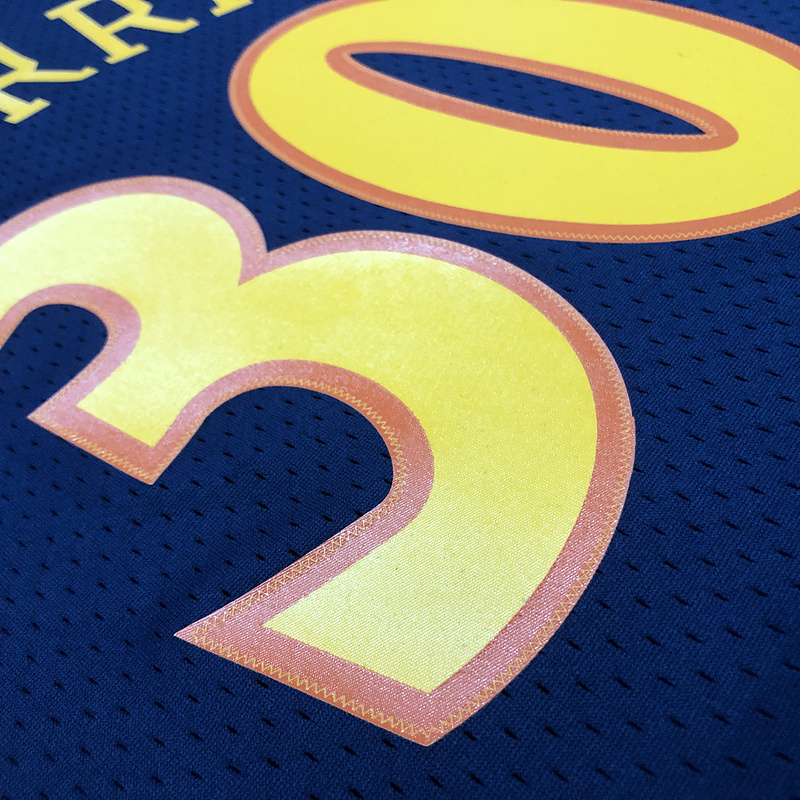 2009-10 NBA Golden State Warriors 30 CURRY  Basketball jersey