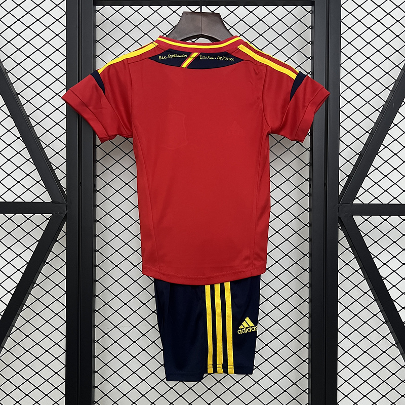 Retro kids 2012 KIDS Spain Home retro Football jersey