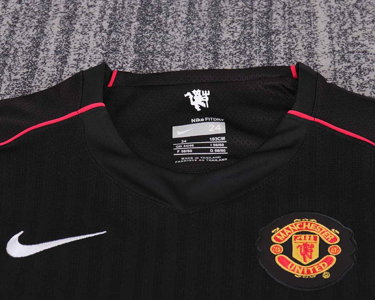 2007-08 Manchester United Away Retro  Kids Soccer Jersey