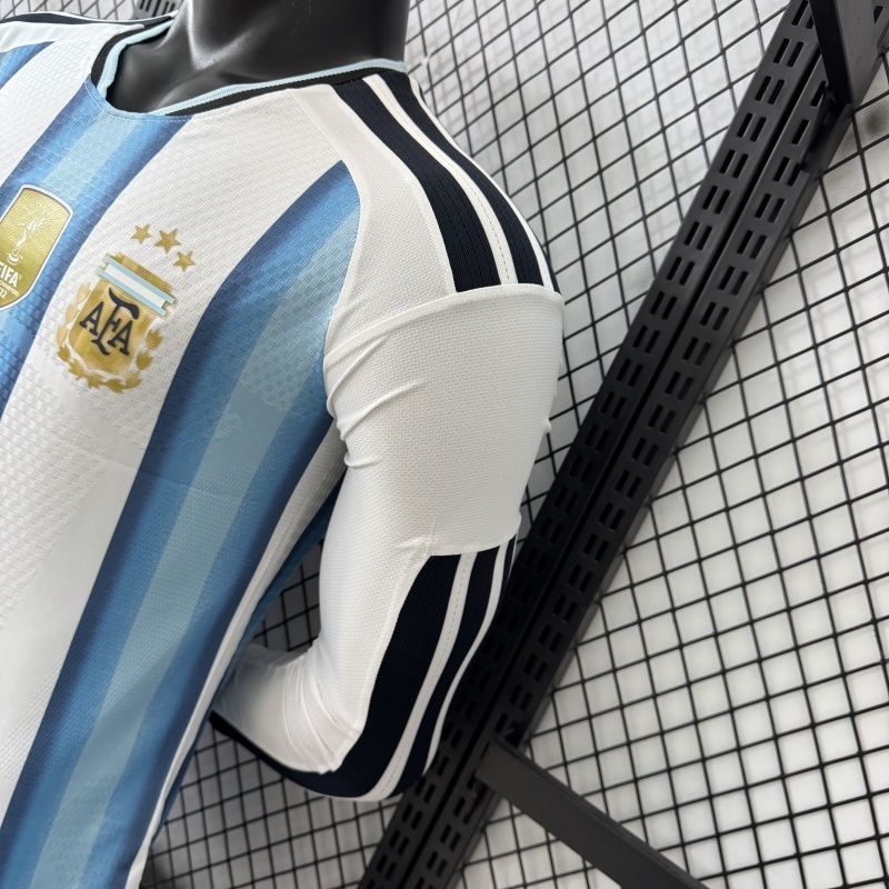 Player 2026 Argentina Home Long sleeves Football jersey