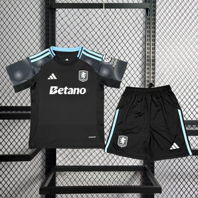 2025-26 Aston Villa away KIDS Football jersey