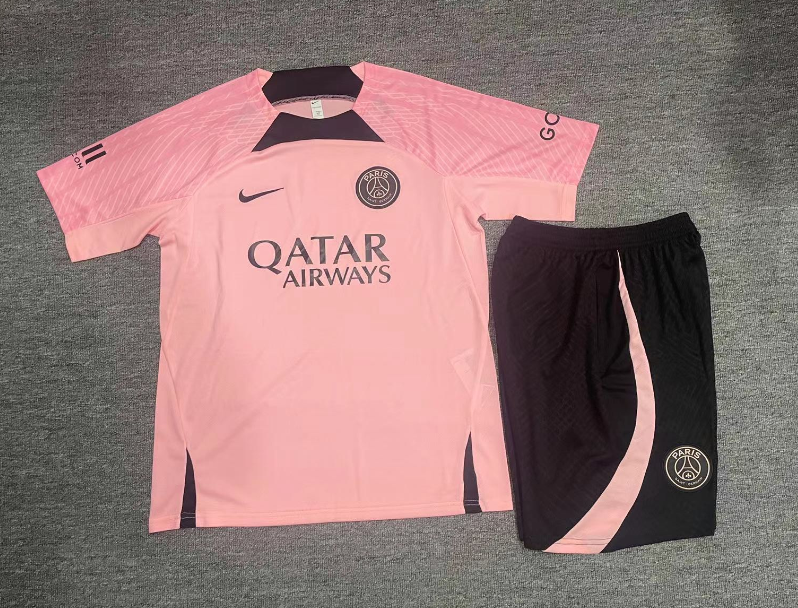 23-24 Short Sleeve Training Wear Paris Pink