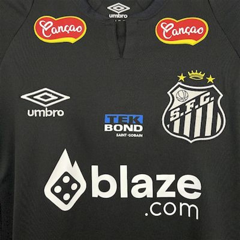 2025-26 Santos Season Black Special Edition Football jersey
