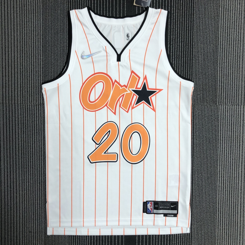 75th Anniversary Orlando Magic White Orange 20 Fultz