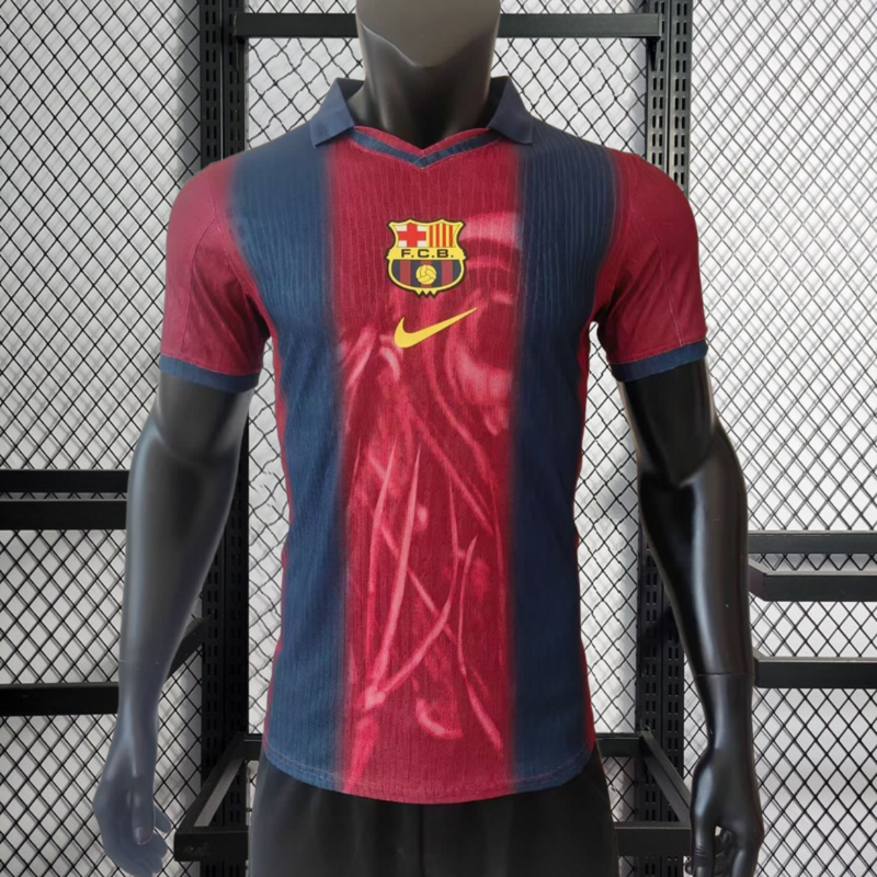 player 2025-26 Barcelona Travis Scott to feature on the Clásico jersey in conjunction with Spotify Football jersey