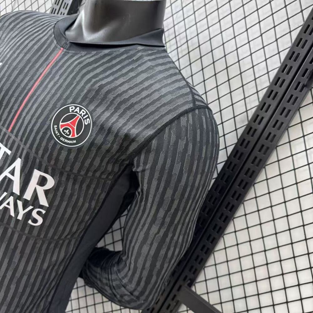 Player 2025-26 PSG Fourth Away Long sleeves Football jersey