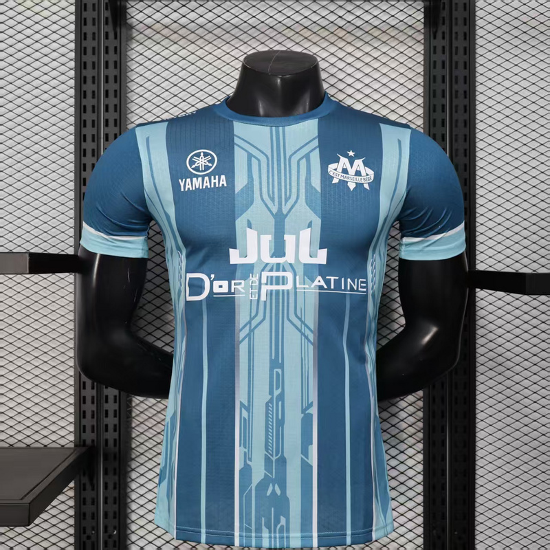 Player 2025-26 Marseille OM Cyan Special EditioFootball jersey