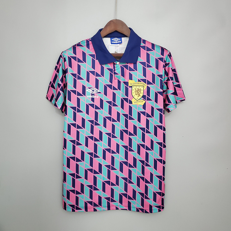 Retro Scotland 1988-89 away   Football jersey retro