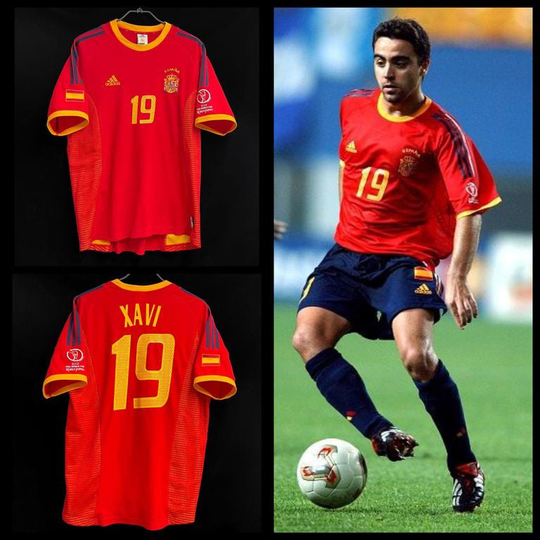 Retro 2002 Spain home retro Football jersey