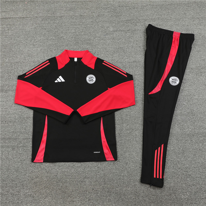 2024-25 Bayern Munich Kids half pull training suit jersey set