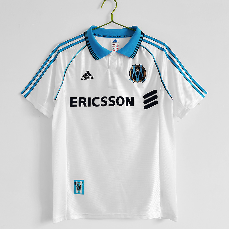 Retro 1998-99 Marseille Home yellow Football jersey retro