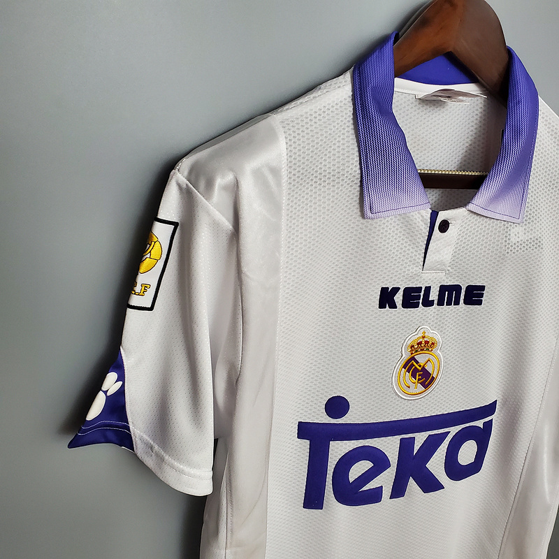 Retro Real Madrid 97-98 home Football jersey retro
