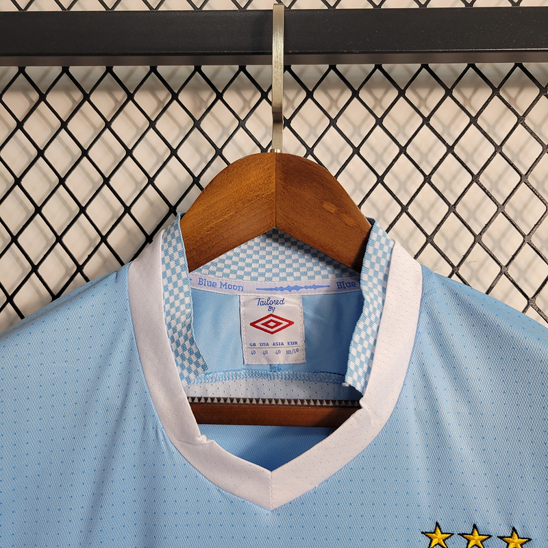 Retro version 11-12 Manchester City home   Football jersey retro