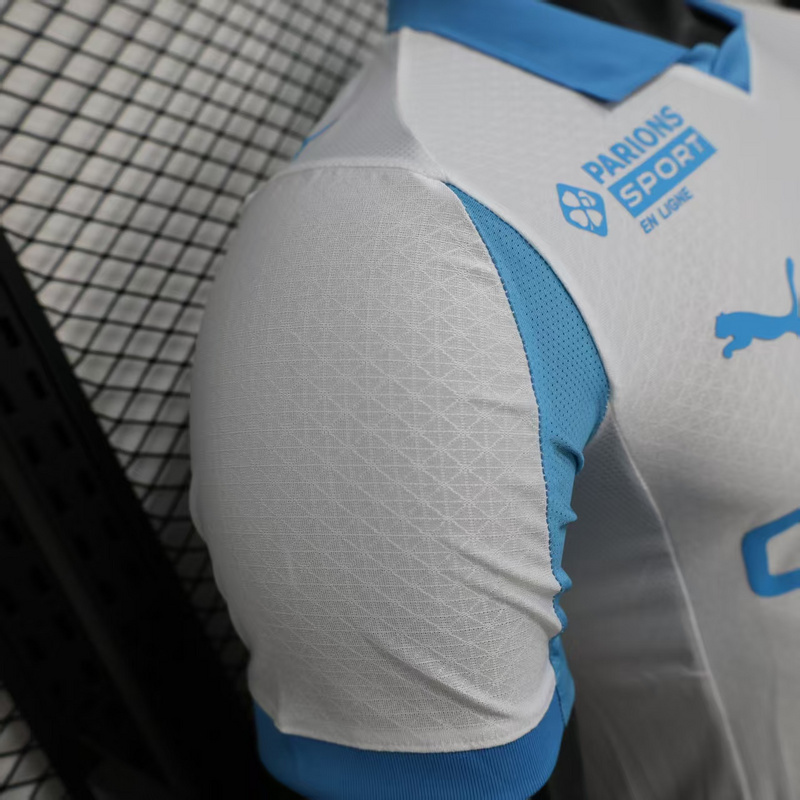 Player 2025-26 Marseille Home White football jersey
