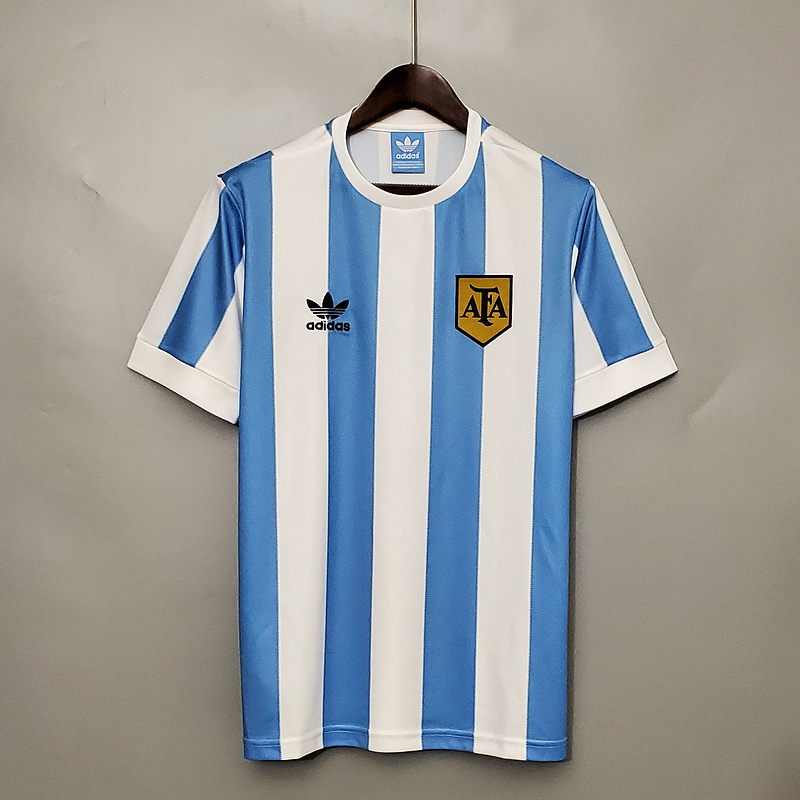 Retro 1978 Argentina home  Football jersey retro