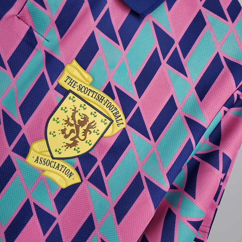 Retro Scotland 1988-89 away   Football jersey retro
