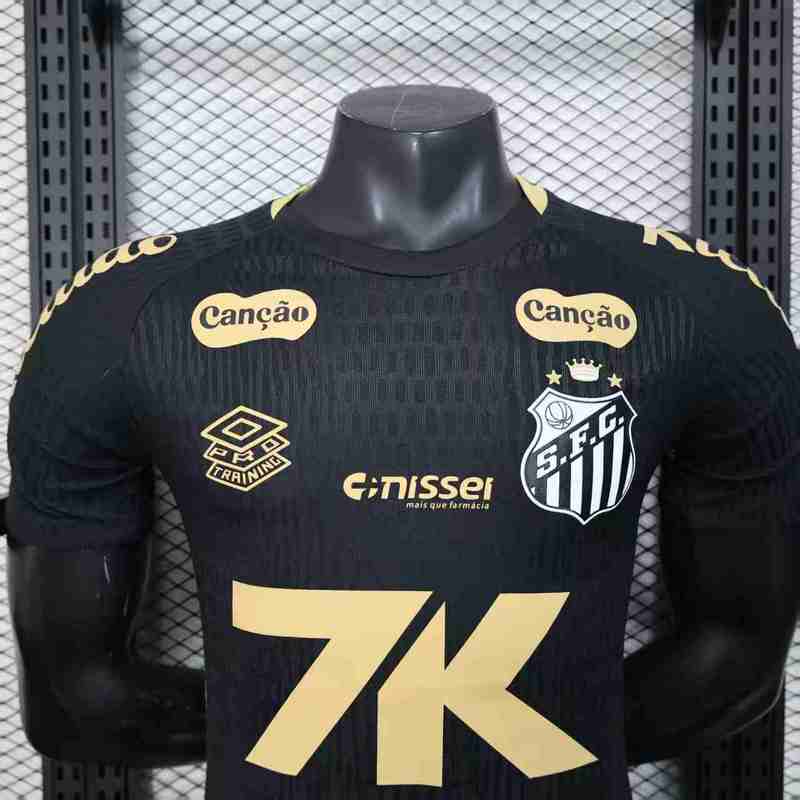 Player 2025-26 Santos Season Black Special Edition Football jersey