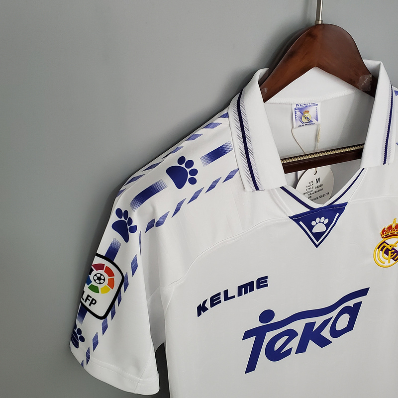Retro 96-97 Real Madrid home   Football jersey retro