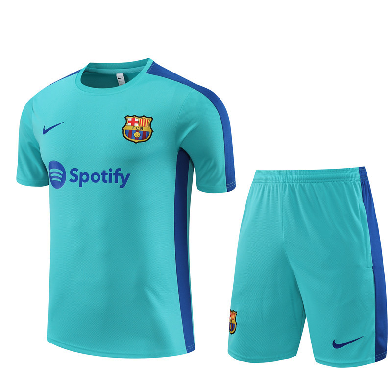 23-24 Barcelona short-sleeved training clothes