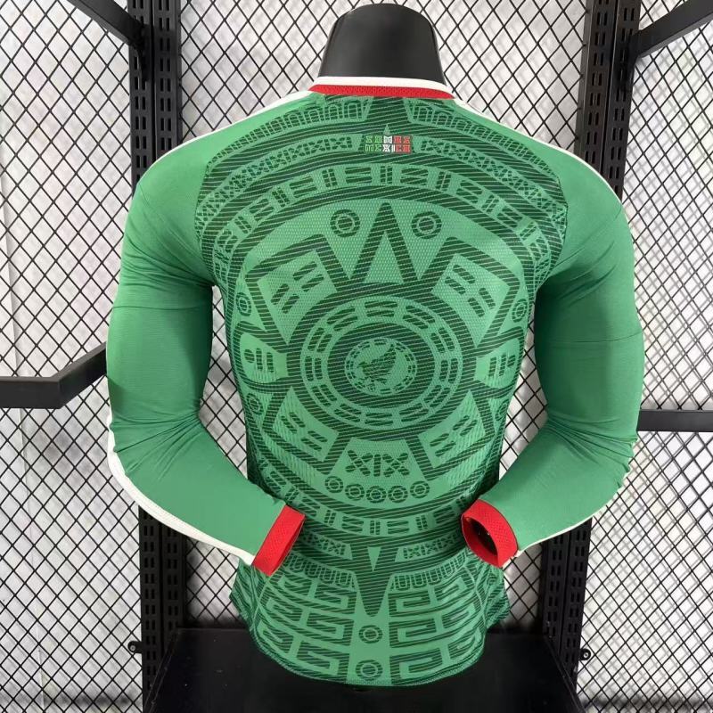 Player 2026 Mexico Home Long sleeves Football jersey