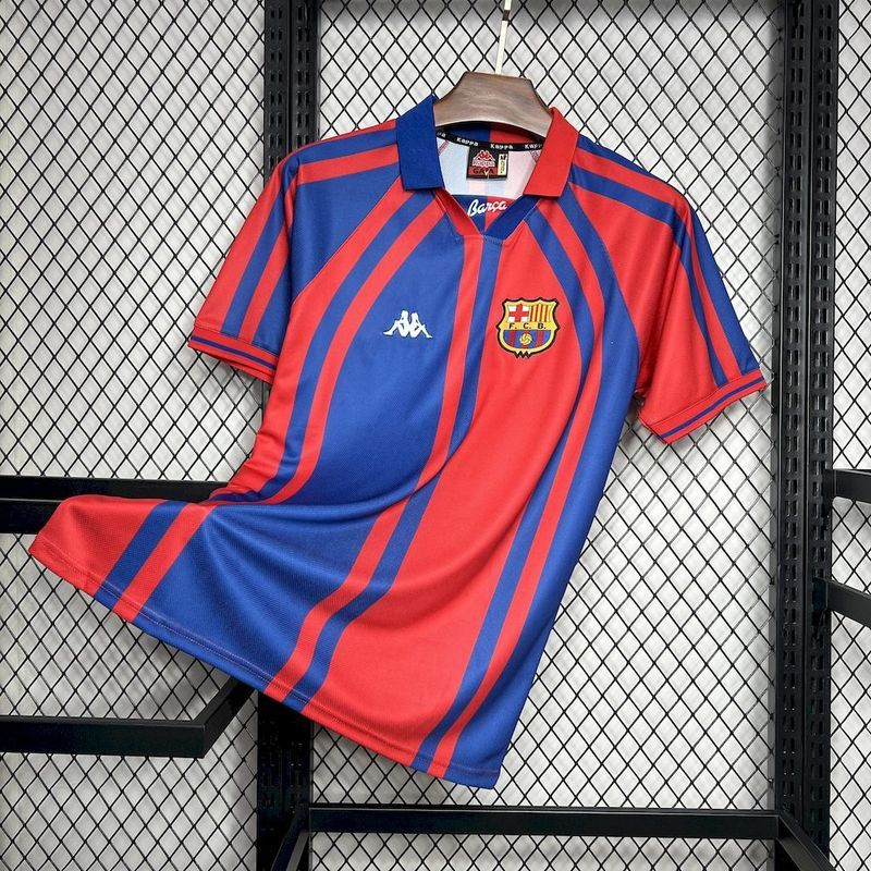 Retro 1998 FC Barcelona home Master RONALDO Football jersey retro