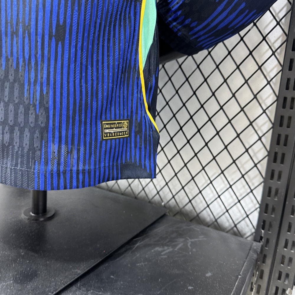 Player 2026 Brazil Away Long sleeves Football jersey