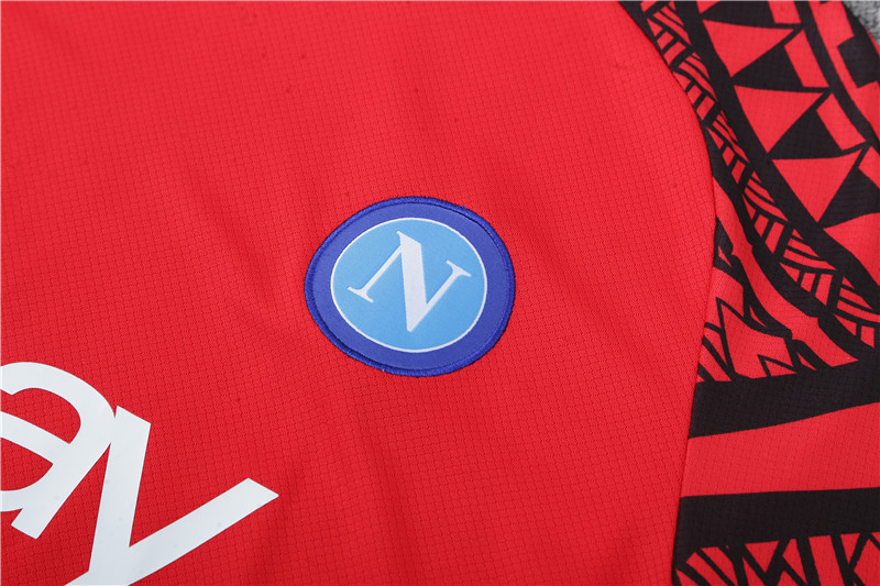 23-24-Short Sleeve Training Jersey Naples Red