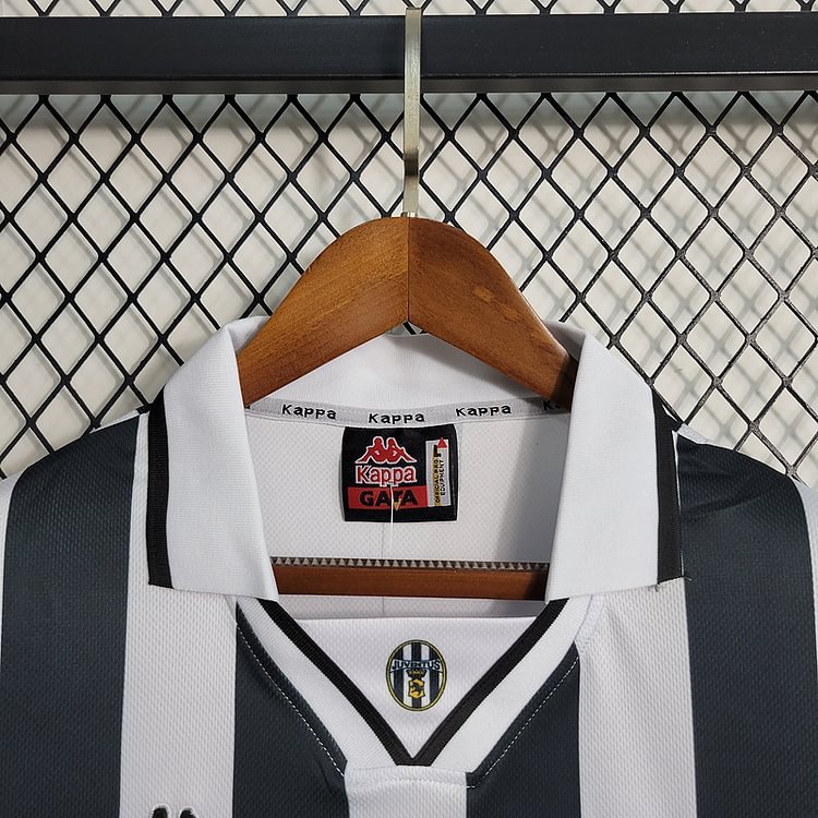 Retro 1995-97 Juventus Home Del Piero Lombardo Vialli Conte Di Livio ZIDANE Football jersey retro