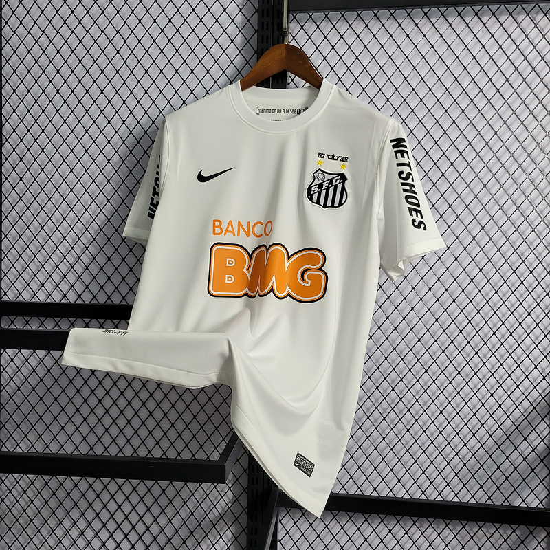 Retro 11-12 Santos home   Football jersey retro