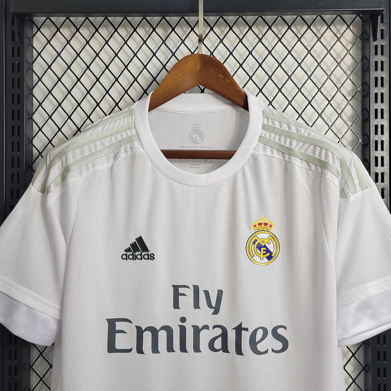 Retro Real Madrid 2015-16 home RONALDO Benzema Bale Sergio Ramos ISCO KROOS Modric  Football jersey retro