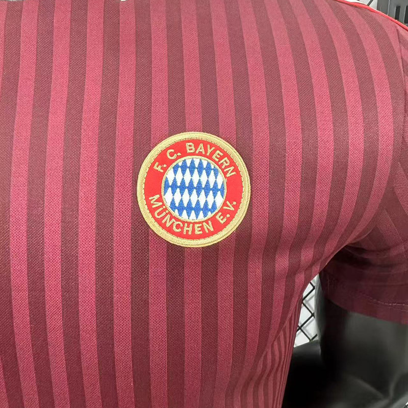 Player 2025-26 Bayern Munchen Retro Football jersey