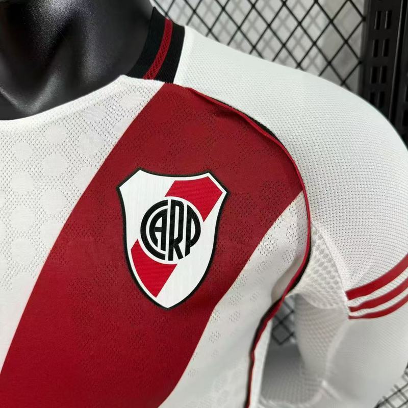 Player 2025-26 River Plate Home Long Sleev Football jersey