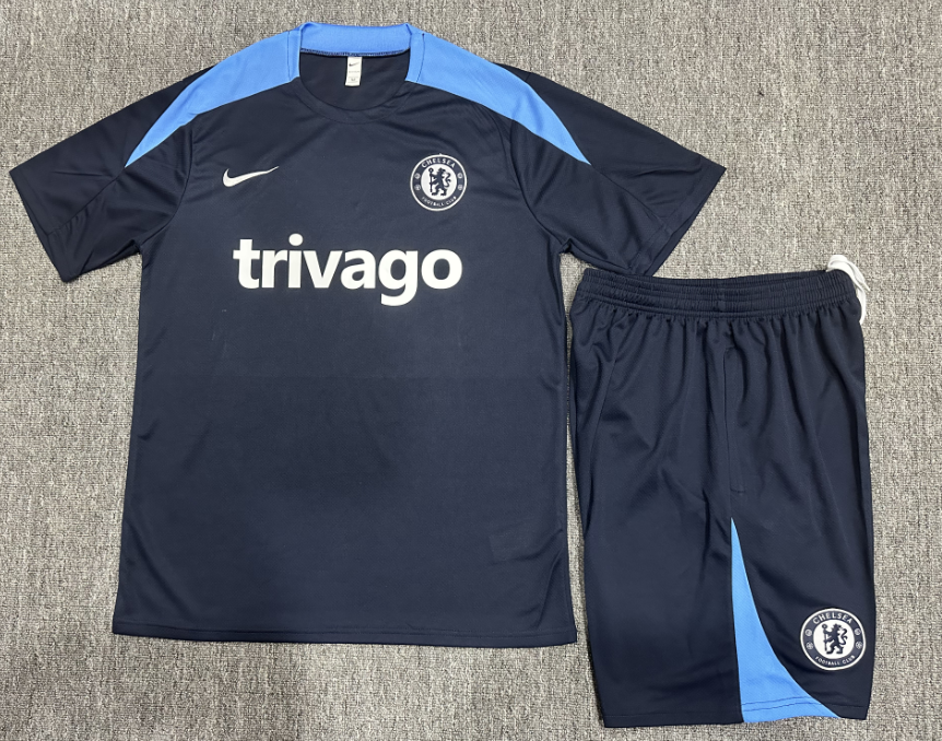 24-25 Short Sleeve Training Jersey Chelsea Royal Blue