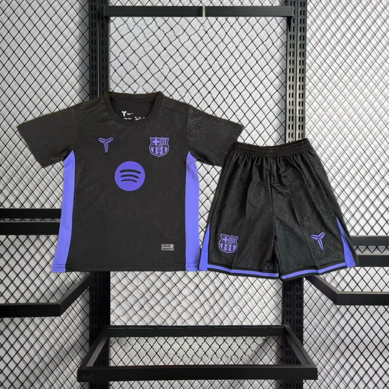 2025-26 Barcelona Special Edition KIDS Football jersey