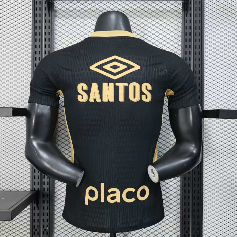 Player 2025-26 Santos Season Black Special Edition Football jersey