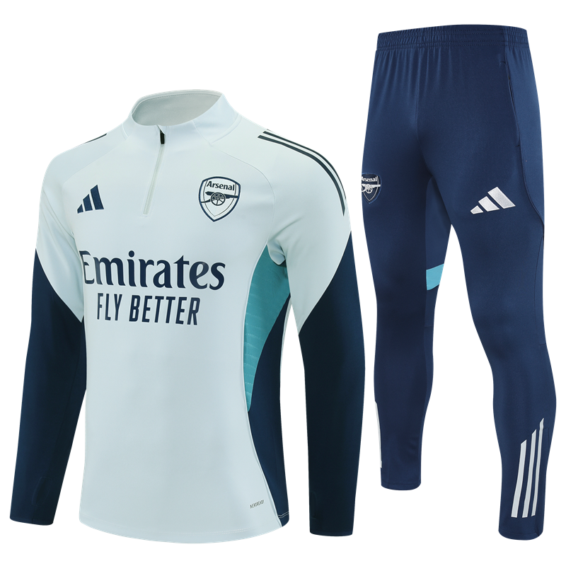 2025-26 Arsenal light grey long sleeved training uniform