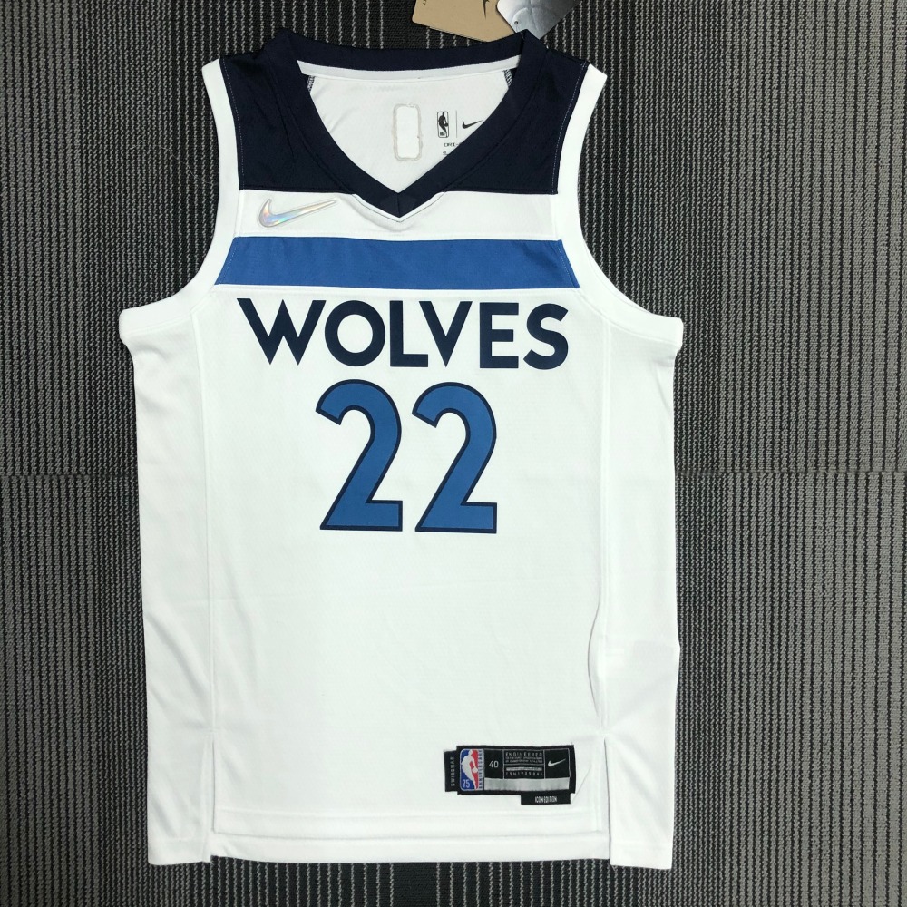 75th Anniversary Minnesota Timberwolves White 22 Wiggins