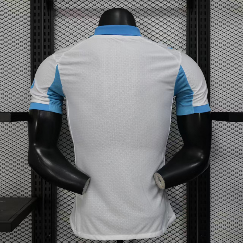 Player 2025-26 Marseille Home White football jersey