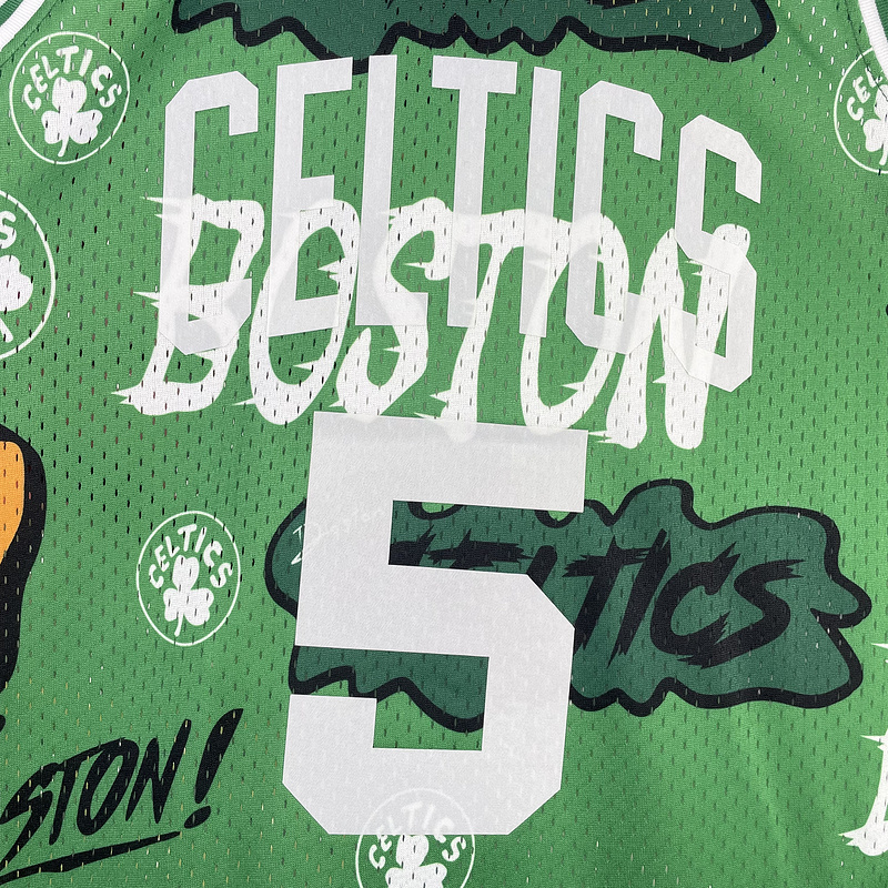 NBA Boston Celtics (5 GARNETT) Basketball Jersey