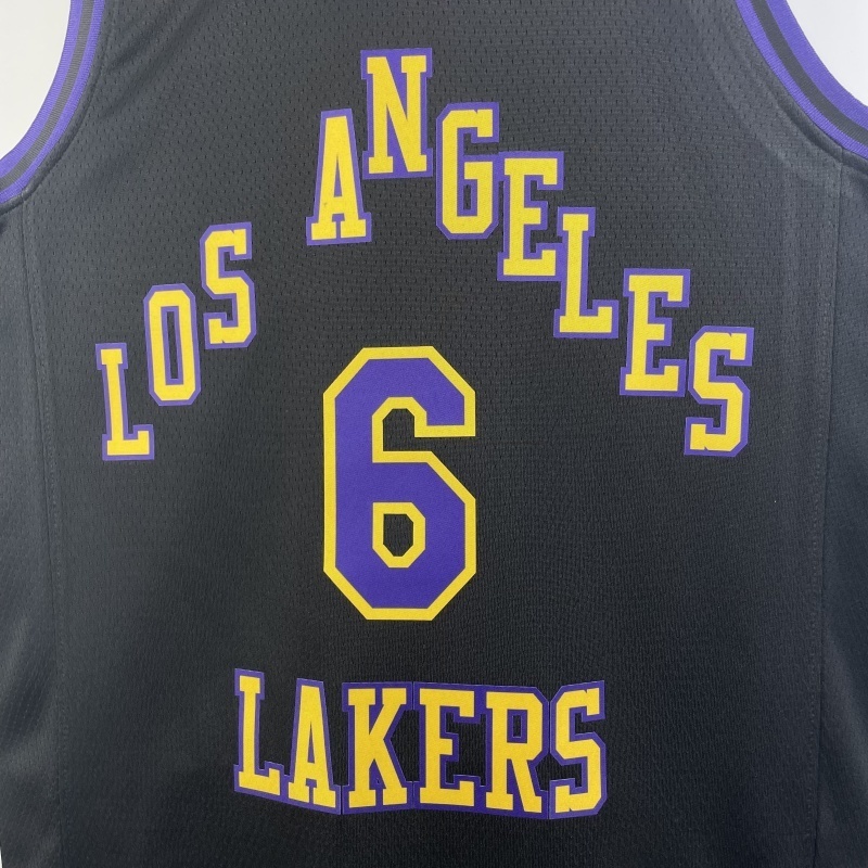 2026 NBA Lakers 6 JAMES Basketball Jersey