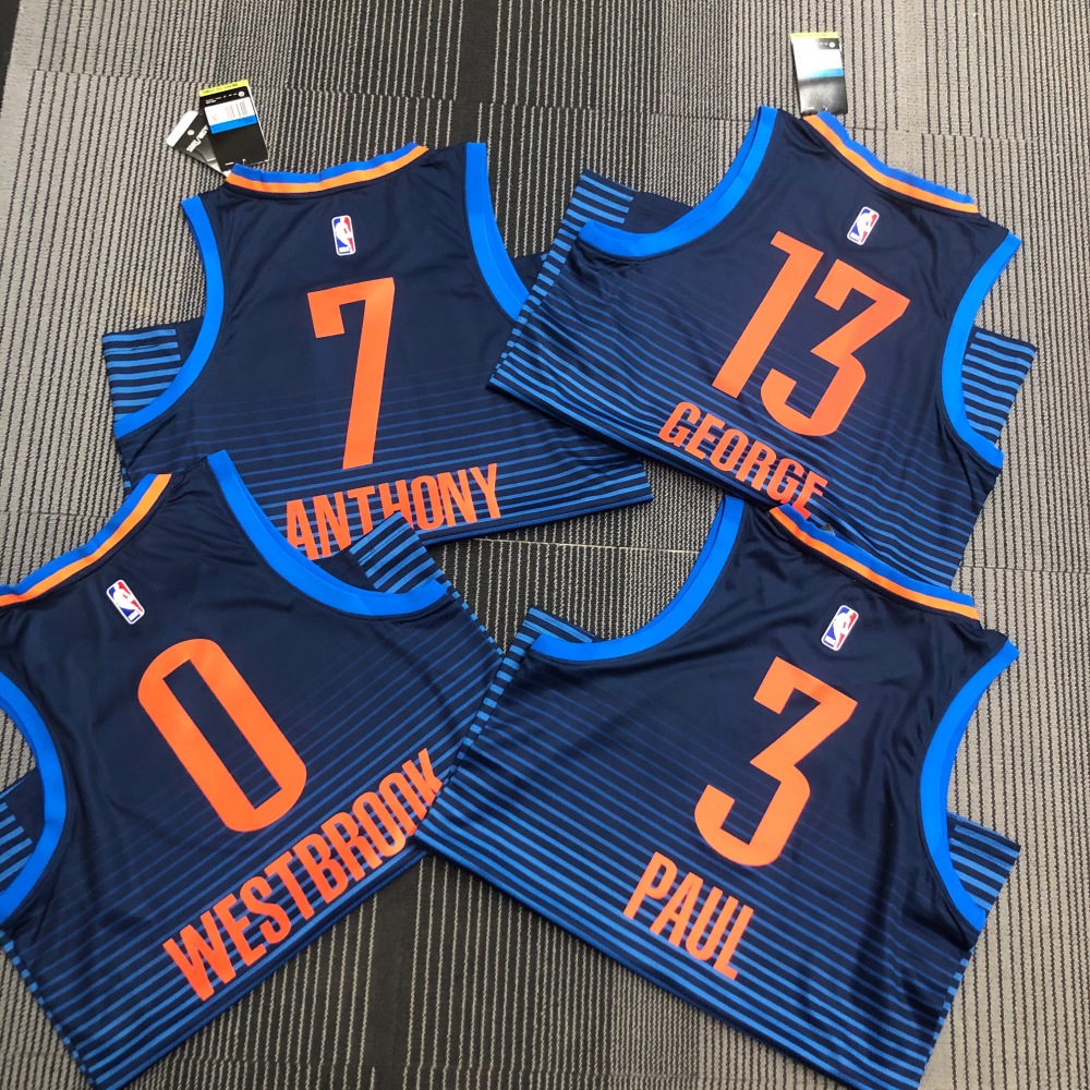Oklahoma City Thunder Blue Stripe 13 George
